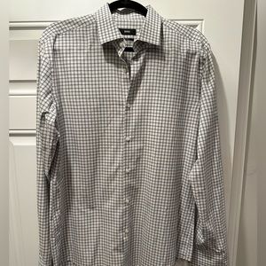 Hugo Boss Plaid Dress Shirt